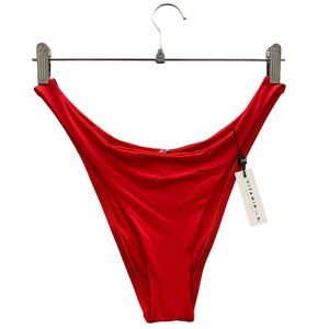 VITAMIN A Bikini Bottom Size XL Red Mare 812B NWT 0101